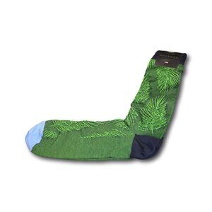 Happy Socks Dressed Socks with Fern Leaf Design Size: 11.5 - 13 NWT.